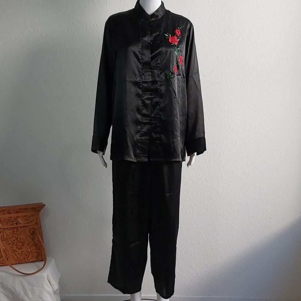 Vintage Inner Most Satin Pajama Set Size Medium